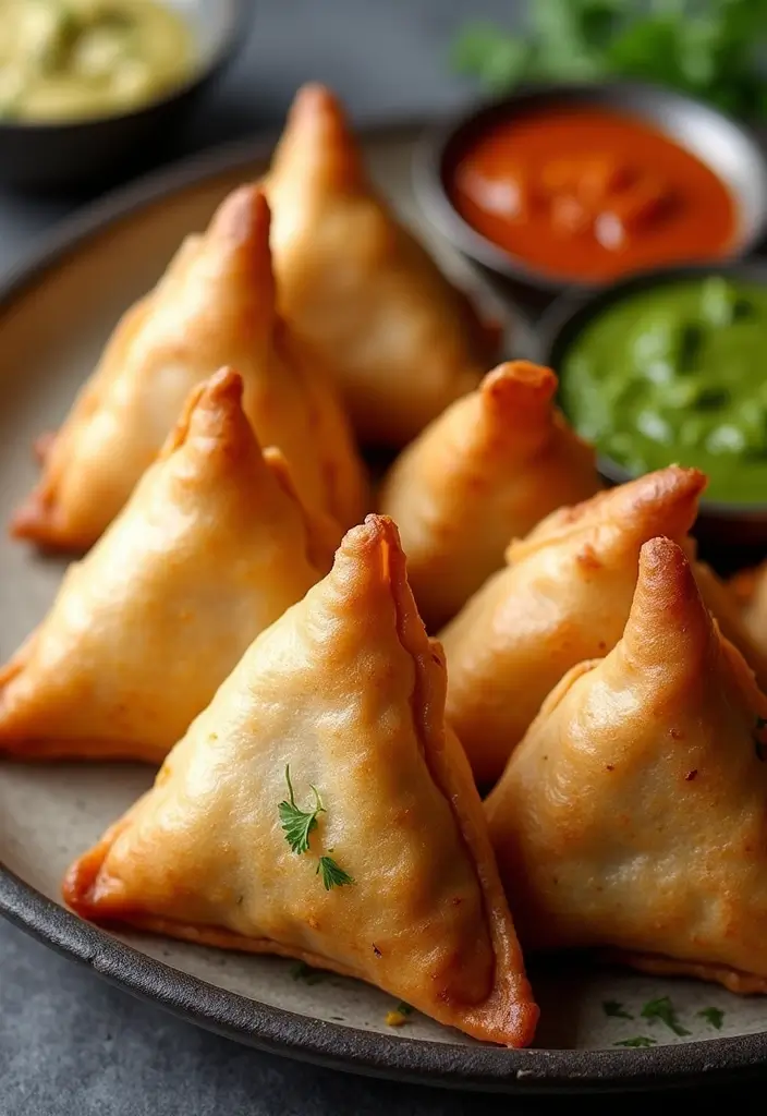 30 Indian Snack Recipes Perfect for Tea Time - 13. Vegetable Samosas