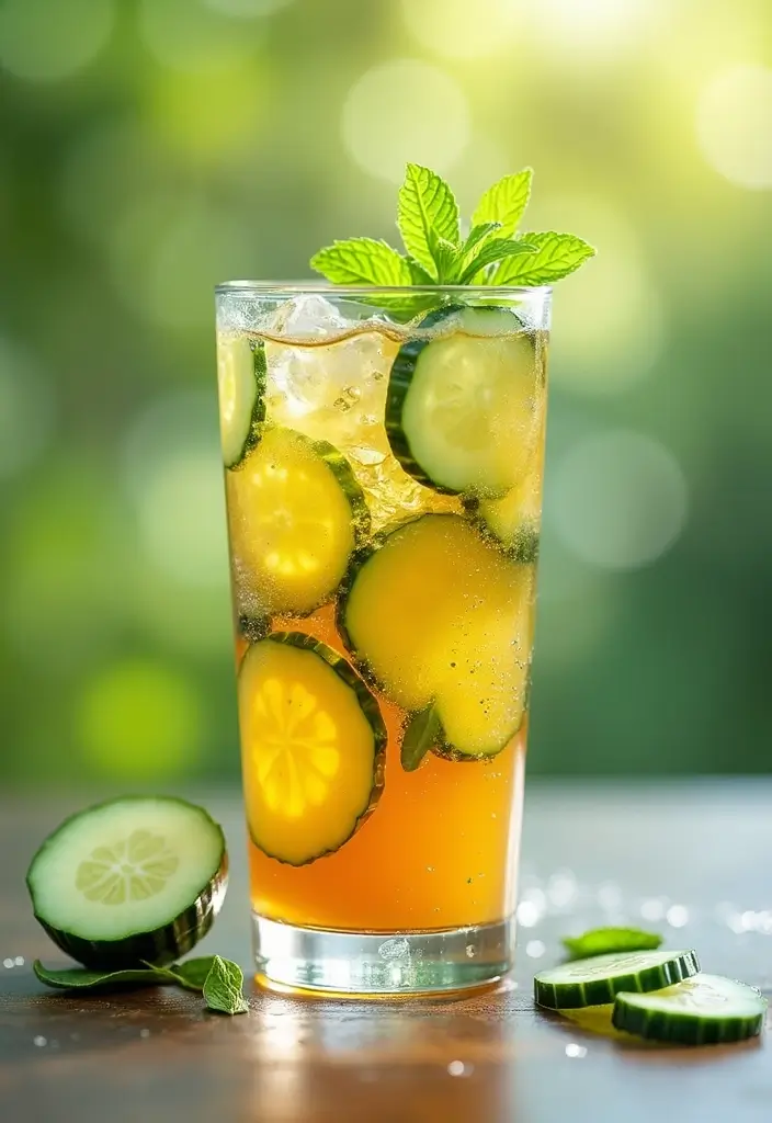30 Loaded Tea Recipes with Waka Tea for Energy Lovers 112 30 Loaded Tea Recipes with Waka Tea for Energy Lovers - 18. Cucumber Mint Waka Tea