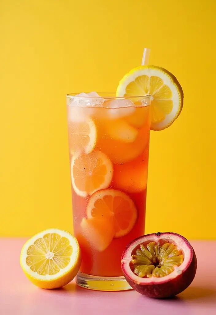 30+ Loaded Tea Recipes without Herbalife for Homemade Refreshment 165 30+ Loaded Tea Recipes without Herbalife for Homemade Refreshment - 29. Passionfruit Lemonade Iced Tea