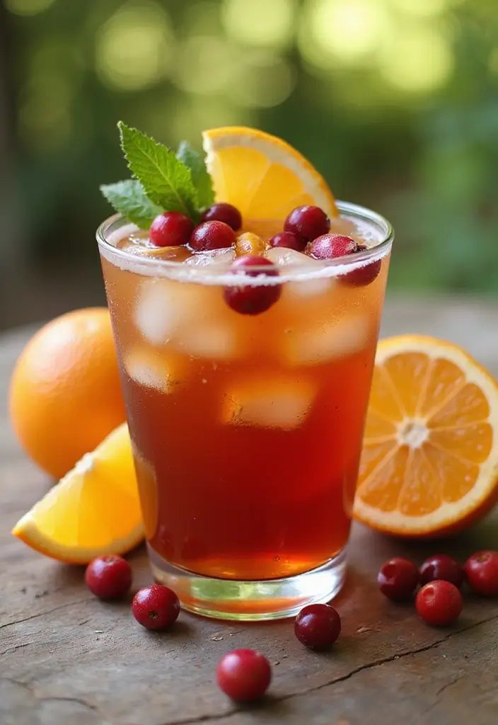 30+ Loaded Tea Recipes without Herbalife for Homemade Refreshment 168 30+ Loaded Tea Recipes without Herbalife for Homemade Refreshment - 30. Cranberry Orange Iced Tea