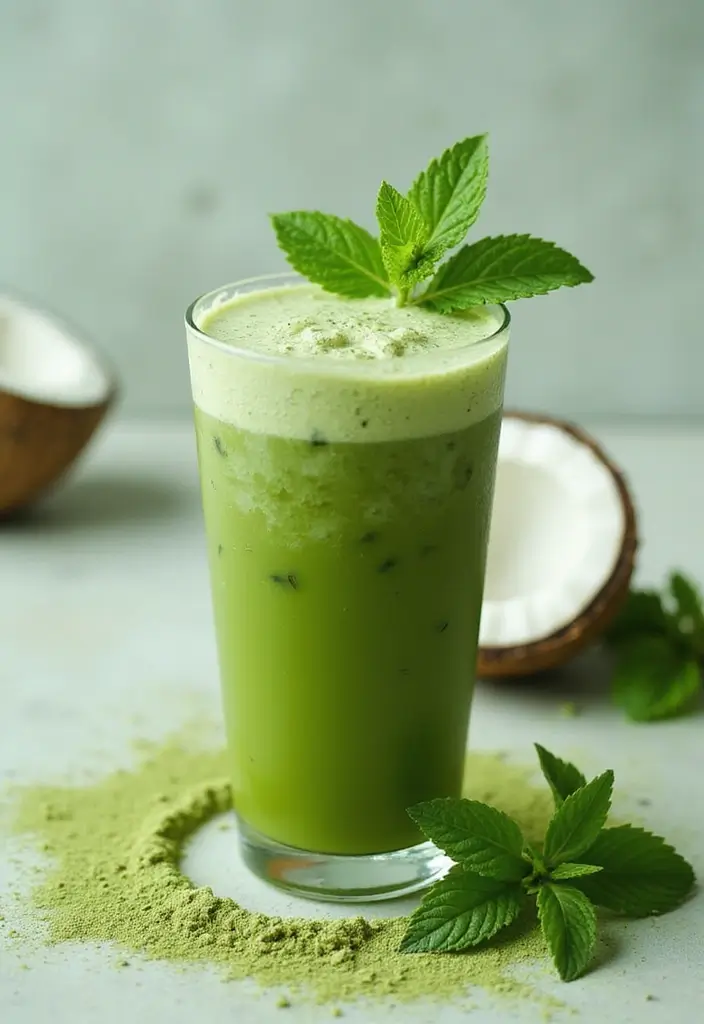 30+ Loaded Tea Recipes without Herbalife for Homemade Refreshment 20 30+ Loaded Tea Recipes without Herbalife for Homemade Refreshment - 4. Matcha Mint Cooler
