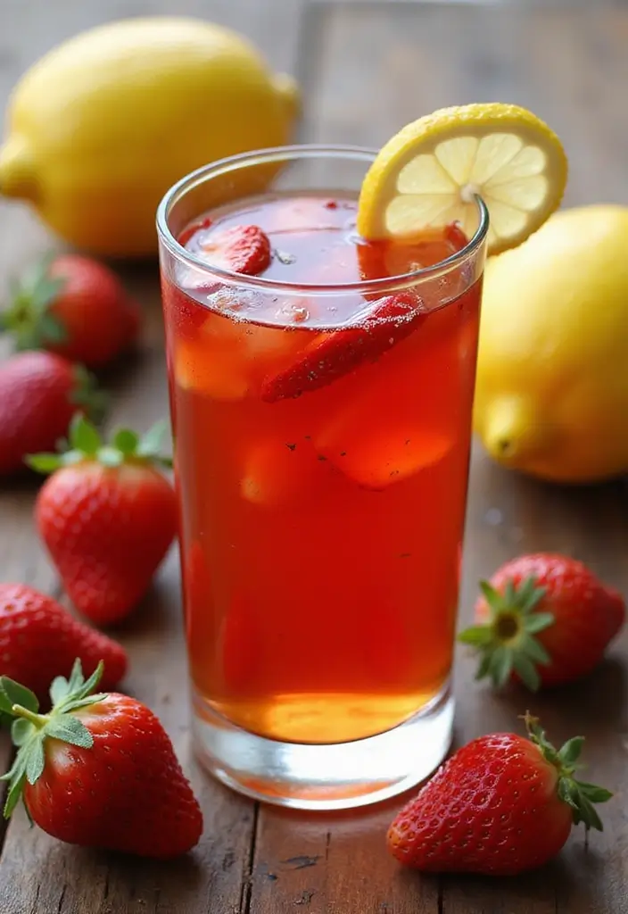 30+ Loaded Tea Recipes without Herbalife for Homemade Refreshment 53 30+ Loaded Tea Recipes without Herbalife for Homemade Refreshment - 9. Strawberry Lemon Herbal Tea
