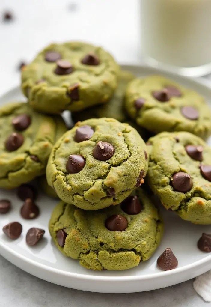 30 Matcha Green Tea Cookies Recipes for a Healthy Treat 83 30 Matcha Green Tea Cookies Recipes for a Healthy Treat - 13. Vegan Matcha Chocolate Chip Cookies