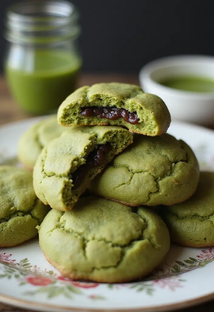 30 Matcha Green Tea Cookies Recipes for a Healthy Treat 95 30 Matcha Green Tea Cookies Recipes for a Healthy Treat - 15. Matcha Green Tea Lava Cookies