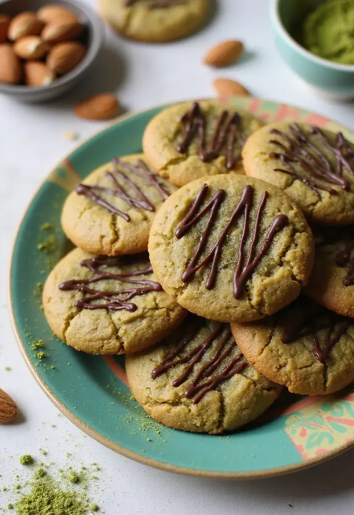30 Matcha Green Tea Cookies Recipes for a Healthy Treat 8 30 Matcha Green Tea Cookies Recipes for a Healthy Treat - 2. Matcha Almond Butter Cookies