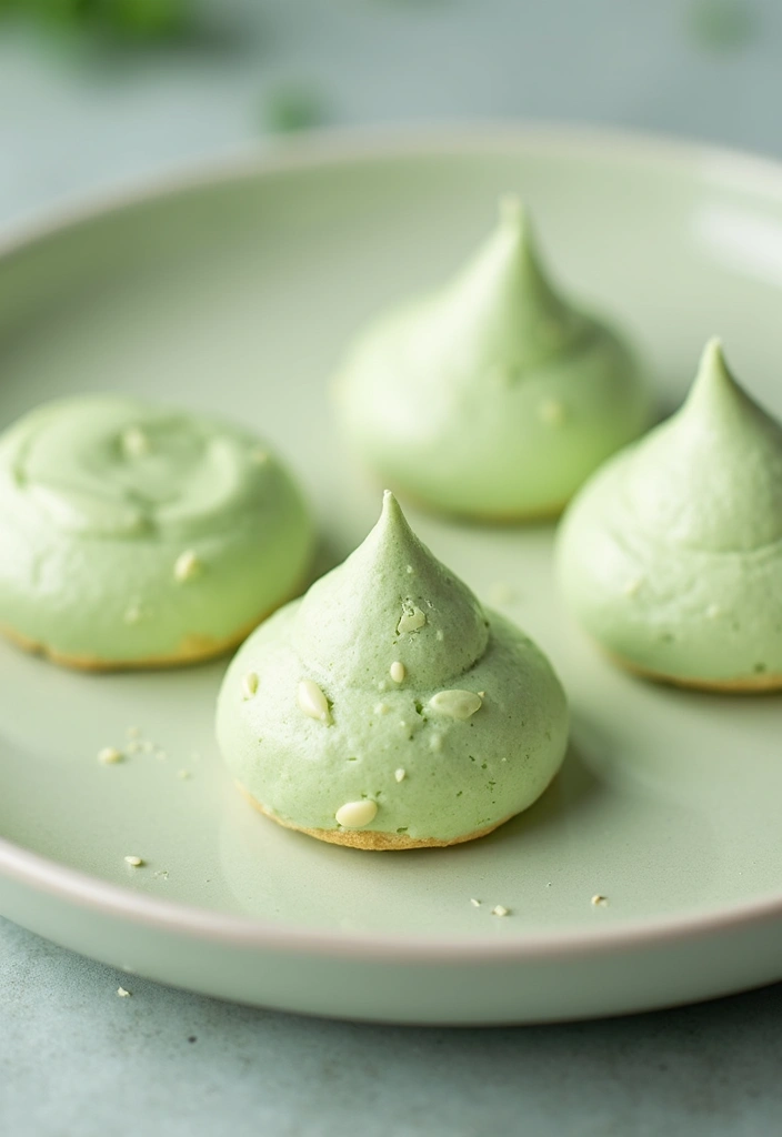 30 Matcha Green Tea Cookies Recipes for a Healthy Treat 130 30 Matcha Green Tea Cookies Recipes for a Healthy Treat - 20. Matcha Green Tea Meringue Cookies