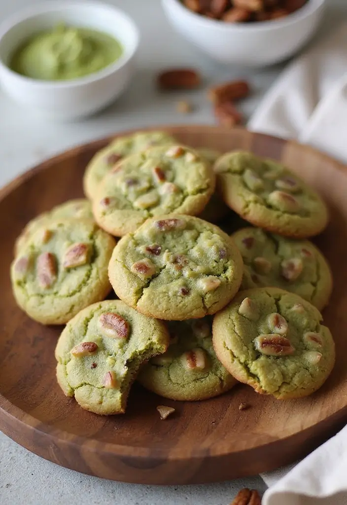 30 Matcha Green Tea Cookies Recipes for a Healthy Treat 172 30 Matcha Green Tea Cookies Recipes for a Healthy Treat - 26. Matcha Pecan Cookies