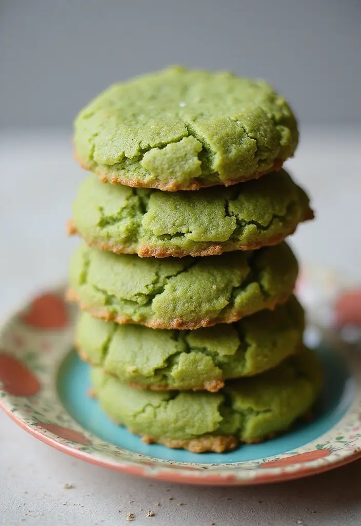 30 Matcha Green Tea Cookies Recipes for a Healthy Treat 179 30 Matcha Green Tea Cookies Recipes for a Healthy Treat - 27. Matcha Green Tea Rice Cake Cookies