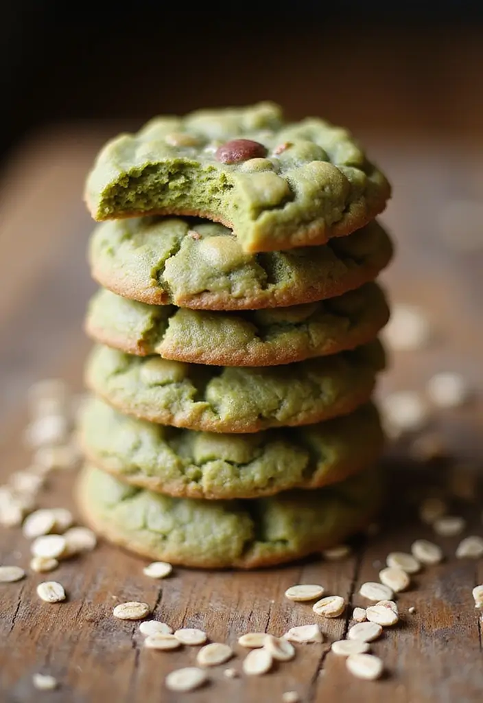 30 Matcha Green Tea Cookies Recipes for a Healthy Treat 15 30 Matcha Green Tea Cookies Recipes for a Healthy Treat - 3. Chewy Matcha Oatmeal Cookies