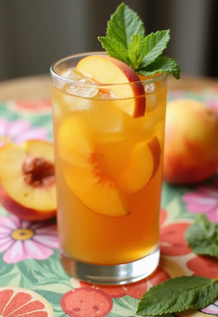 30+ Peach Mango Beverage Mix Herbalife Tea Recipes You’ll Love - 1. Classic Peach Mango Iced Tea
