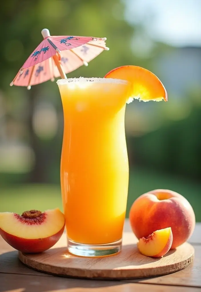 30+ Peach Mango Beverage Mix Herbalife Tea Recipes You’ll Love - 10. Peach Mango Frosty Drink