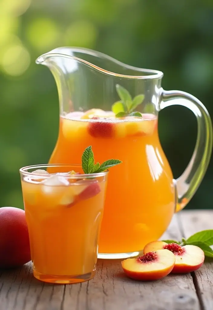 30+ Peach Mango Beverage Mix Herbalife Tea Recipes You’ll Love - 12. Peach Mango Herbal Tea Sangria