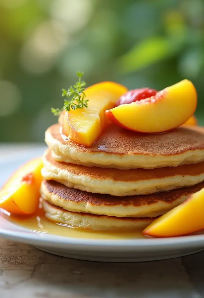 30+ Peach Mango Beverage Mix Herbalife Tea Recipes You’ll Love - 24. Peach Mango Herbal Tea Pancakes