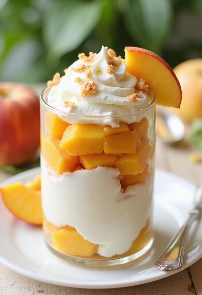 30+ Peach Mango Beverage Mix Herbalife Tea Recipes You’ll Love - 28. Peach Mango Herbal Tea Fruit Parfait