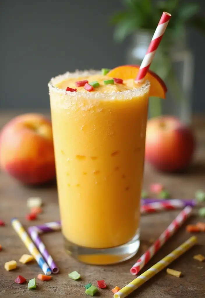 30+ Peach Mango Beverage Mix Herbalife Tea Recipes You’ll Love - 3. Creamy Peach Mango Smoothie