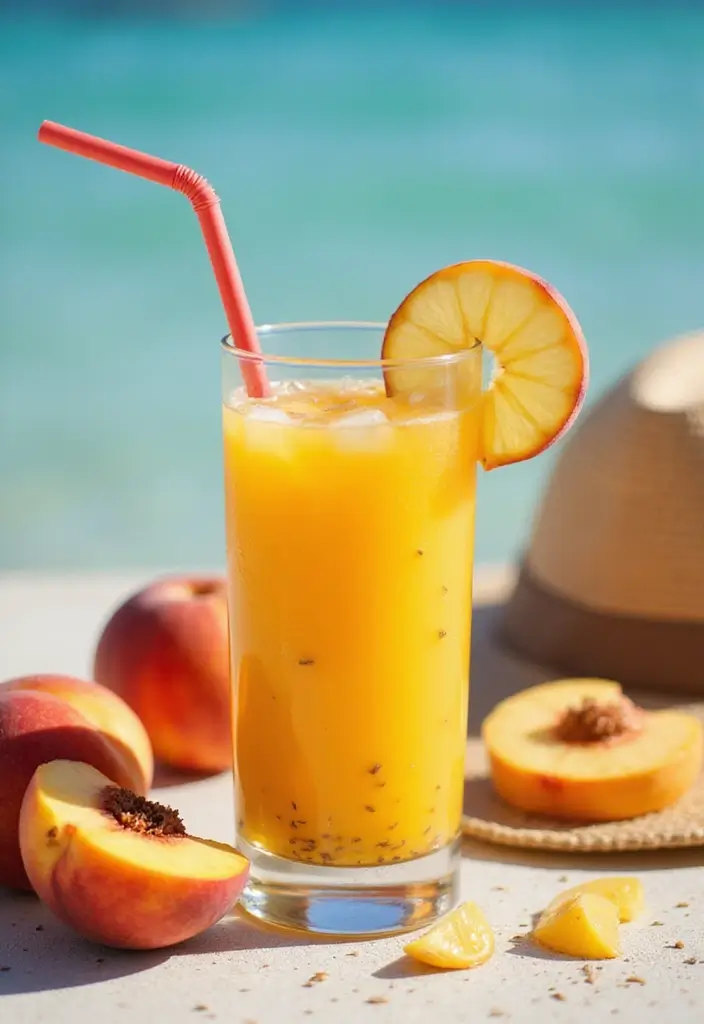 30+ Peach Mango Beverage Mix Herbalife Tea Recipes You’ll Love - 7. Peach Mango Chia Seed Drink