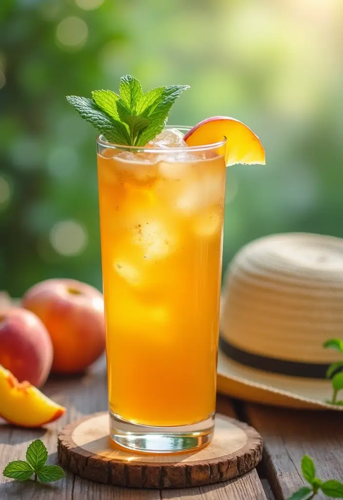 30+ Peach Mango Beverage Mix Herbalife Tea Recipes You’ll Love - 8. Iced Peach Mango Green Tea