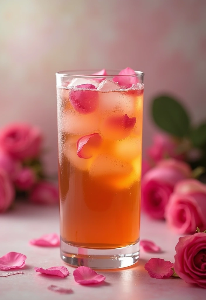 30 Relaxing Tea Recipes for a Peaceful Summer Day 140 30 Relaxing Tea Recipes for a Peaceful Summer Day - 22. Rose Petal Iced Tea