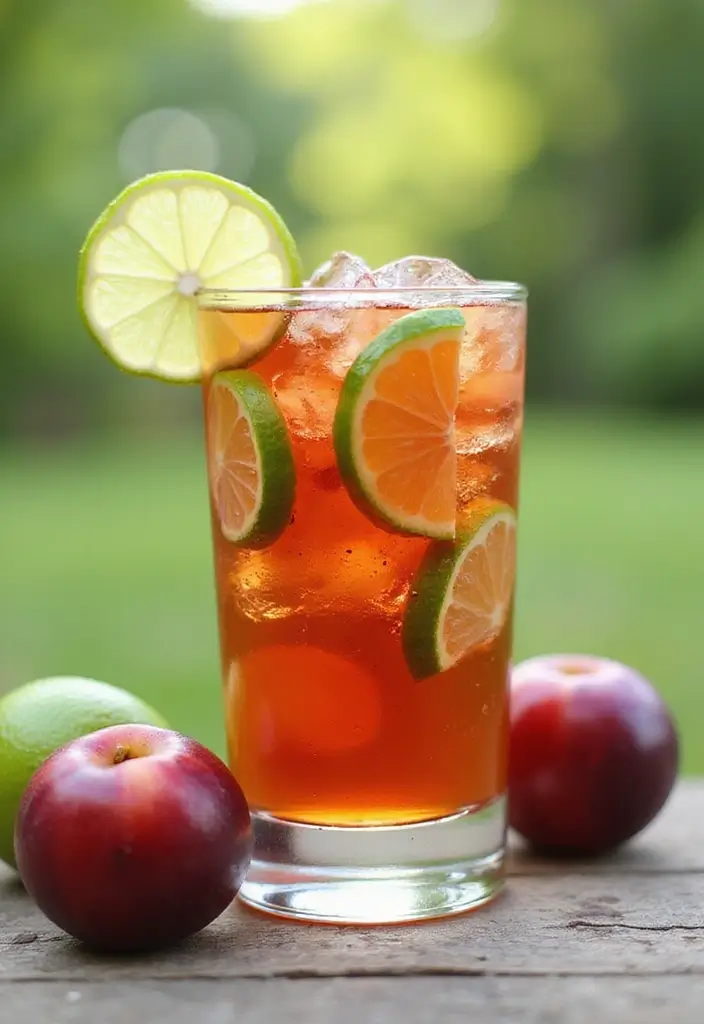 30 Relaxing Tea Recipes for a Peaceful Summer Day 169 30 Relaxing Tea Recipes for a Peaceful Summer Day - 27. Plum Lime Iced Tea