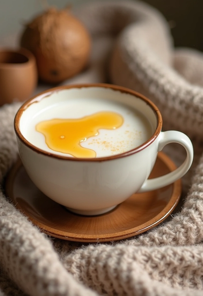 30+ Sore Throat Tea Recipes for Natural Relief 112 30+ Sore Throat Tea Recipes for Natural Relief - 18. Warm Coconut Milk and Honey Tea