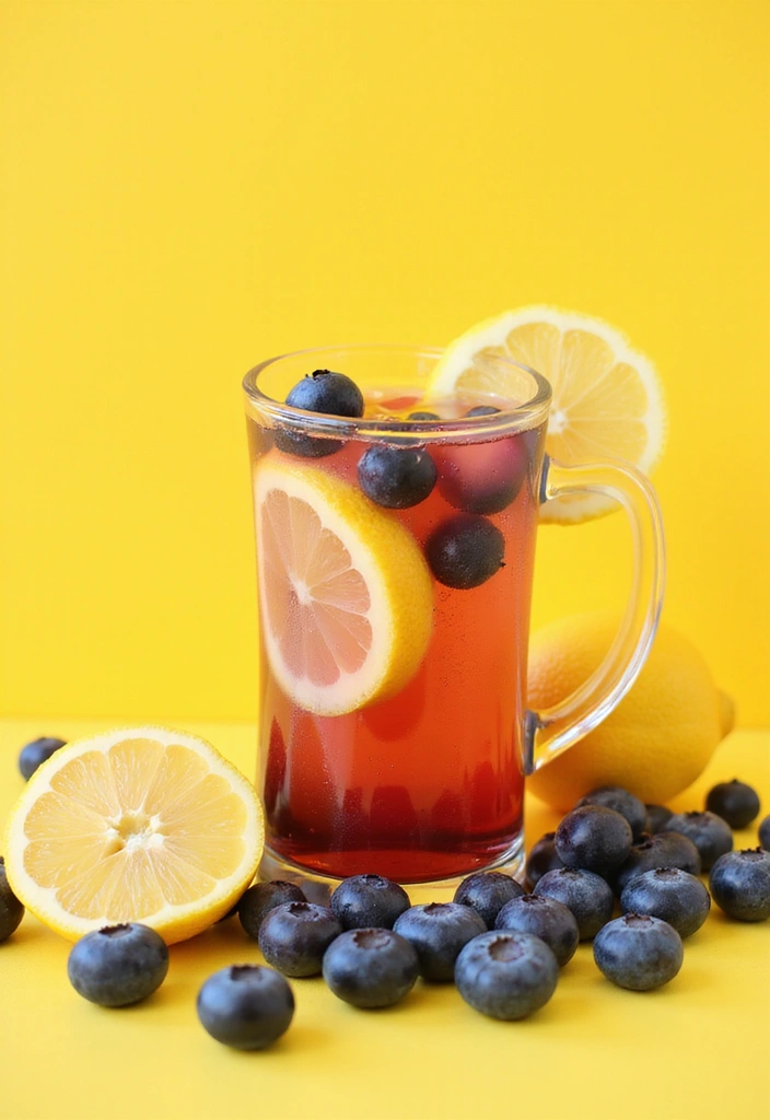 30+ Sore Throat Tea Recipes for Natural Relief 162 30+ Sore Throat Tea Recipes for Natural Relief - 26. Blueberry Lemon Tea