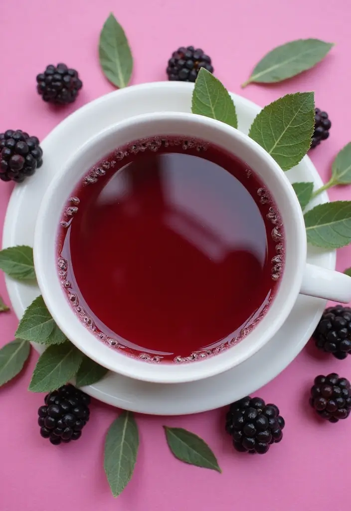 30+ Sore Throat Tea Recipes for Natural Relief 176 30+ Sore Throat Tea Recipes for Natural Relief - 28. Blackberry Sage Tea