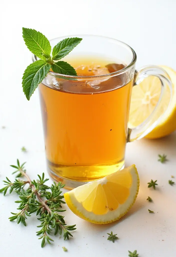 30+ Sore Throat Tea Recipes for Natural Relief 183 30+ Sore Throat Tea Recipes for Natural Relief - 29. Lemon Thyme Tea