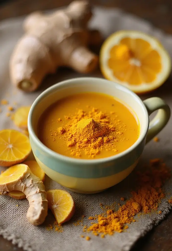 30+ Sore Throat Tea Recipes for Natural Relief 15 30+ Sore Throat Tea Recipes for Natural Relief - 3. Turmeric Ginger Tea