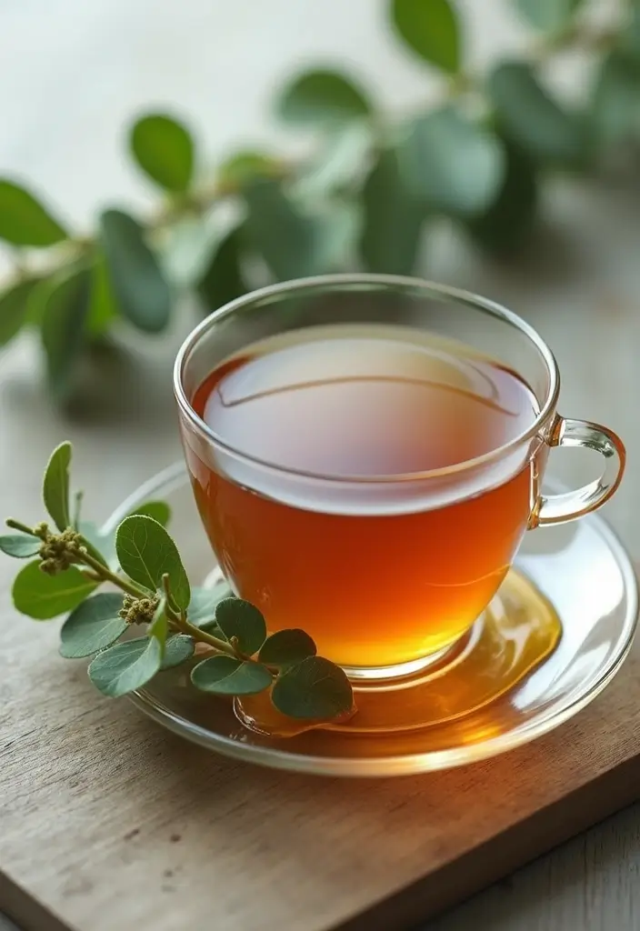 30+ Sore Throat Tea Recipes for Natural Relief 29 30+ Sore Throat Tea Recipes for Natural Relief - 5. Eucalyptus Tea