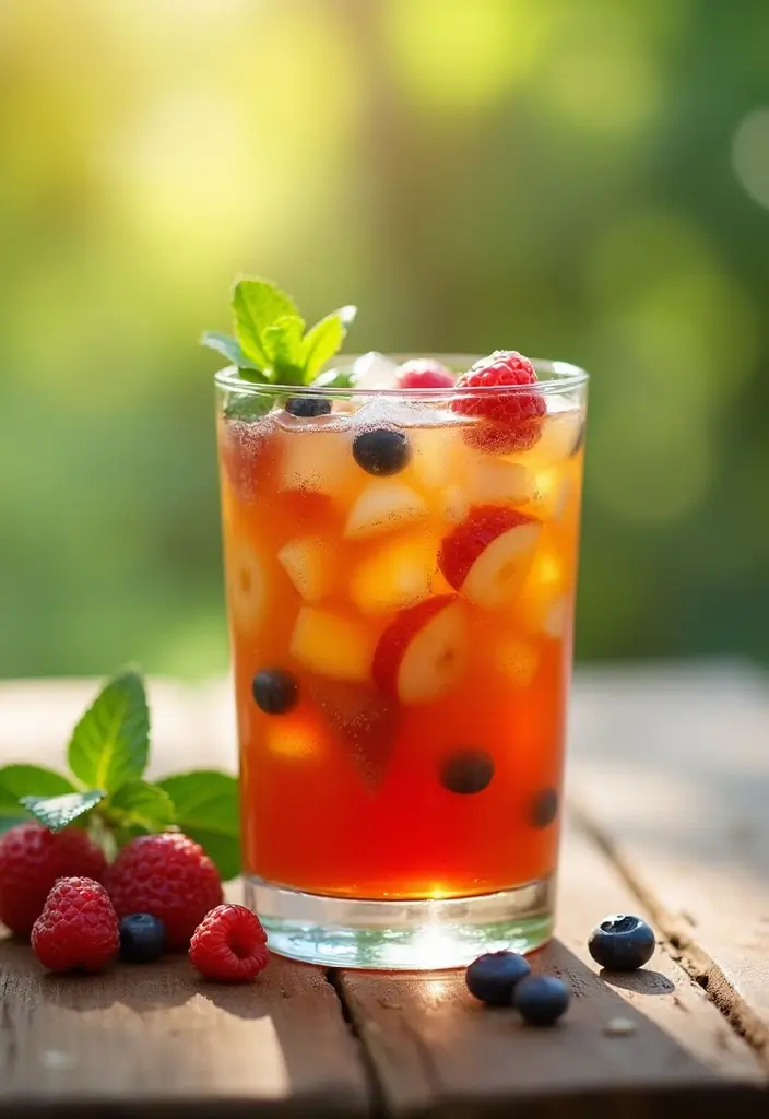 30 Summer Iced Tea Recipes for Refreshing Days 139 30 Summer Iced Tea Recipes for Refreshing Days - 21. Iced Herbal Fruit Tea