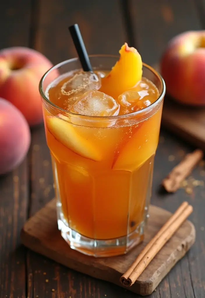 30 Summer Iced Tea Recipes for Refreshing Days 153 30 Summer Iced Tea Recipes for Refreshing Days - 23. Spiced Peach Iced Tea