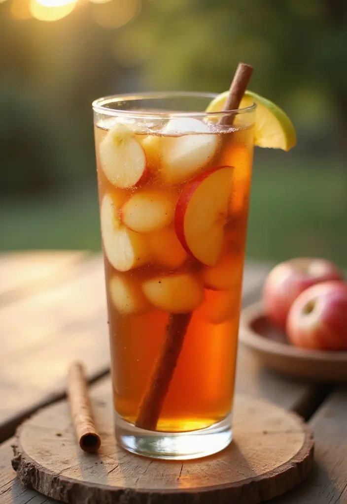 30 Summer Iced Tea Recipes for Refreshing Days 160 30 Summer Iced Tea Recipes for Refreshing Days - 24. Cinnamon Apple Iced Tea