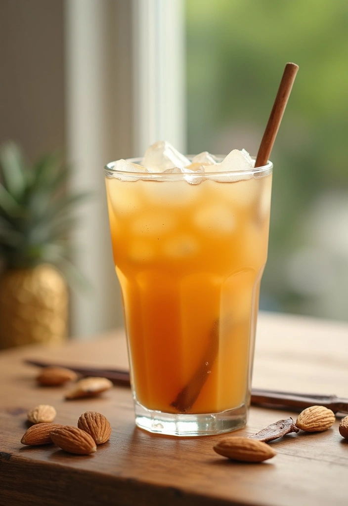 30 Summer Iced Tea Recipes for Refreshing Days 167 30 Summer Iced Tea Recipes for Refreshing Days - 25. Vanilla Almond Iced Tea