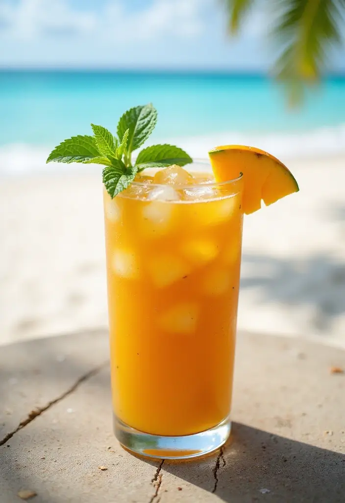 30 Summer Iced Tea Recipes for Refreshing Days 50 30 Summer Iced Tea Recipes for Refreshing Days - 8. Tropical Mango Iced Tea